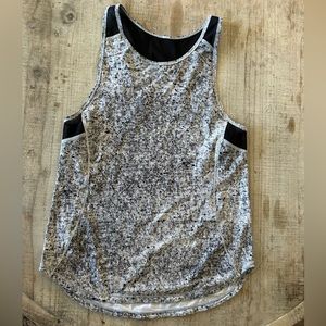 light grey and black lululemon tank top !